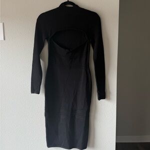 ALE by Alessandra black bodycon dress